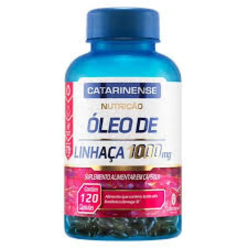 SUPLEMENTO ALIMENTAR EM CAPSULAS OLEO DE LINHAçA C/120 CáPSULAS
