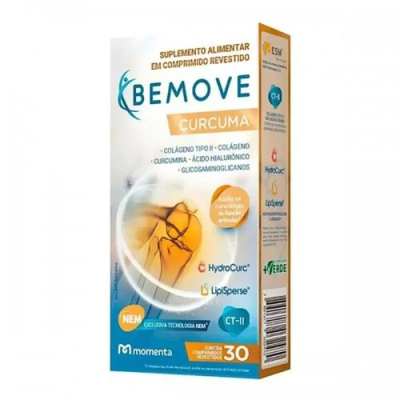 BEMOVE CURCUMA 30CPR - CURCUMA + COLAGENO TIPO II