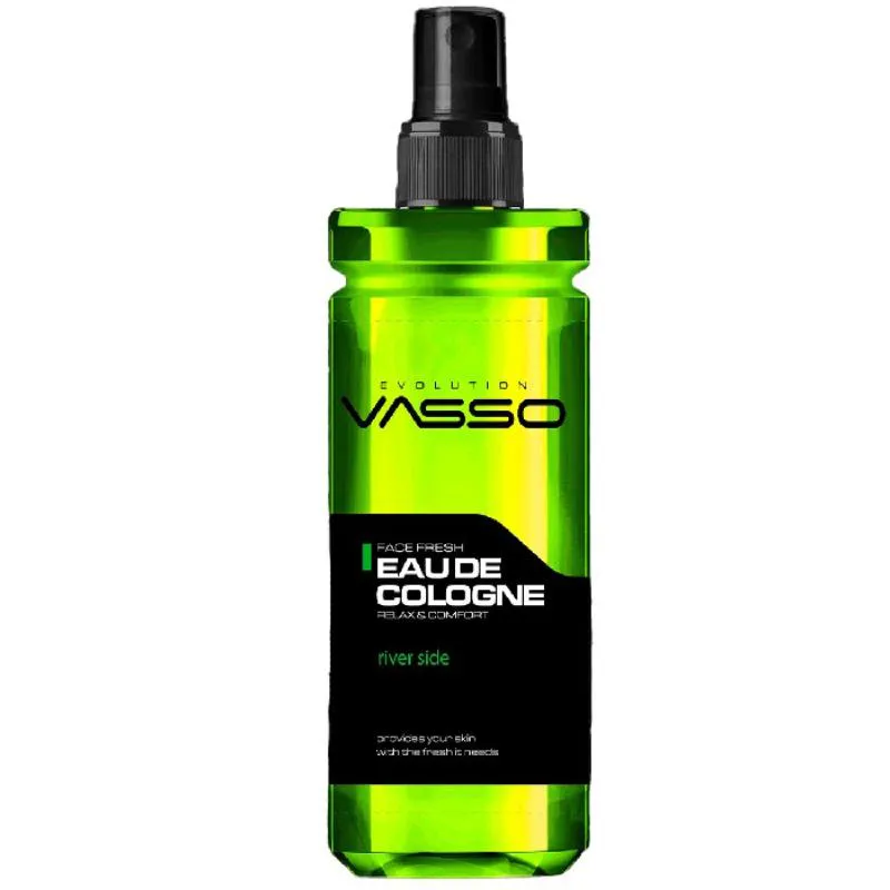 ÁGUA DE COLôNIA FACE FRESH EAU DE COLOGNE RIVERSIDE, EVOLUTION VASSO MEN CREATIVE, 370ML