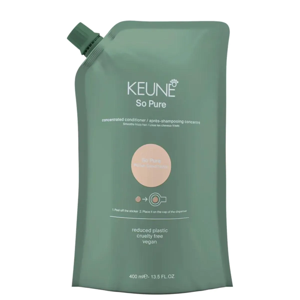 KEUNE SO PURE POLISH REFIL - CONDICIONADOR 400ML