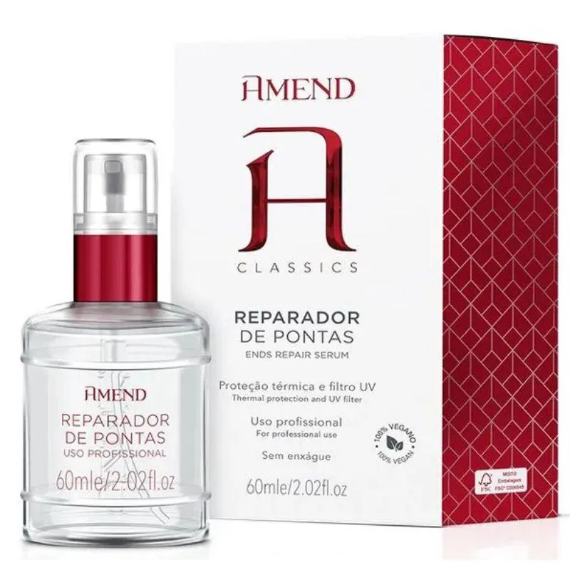 REPARADOR DE PONTAS CLASSICS 60ML - AMEND