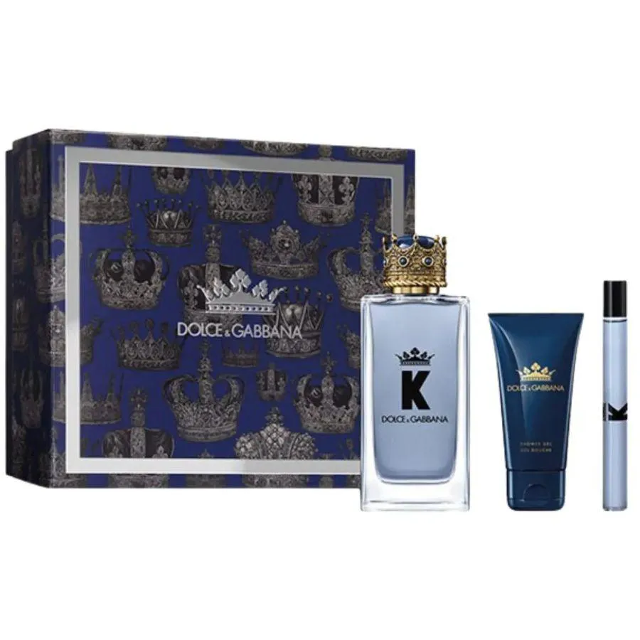 KIT DOLCE K POUR HOMME ( PERFUME 100ML + SHOWER GEL 50ML + PERFUME 10ML )