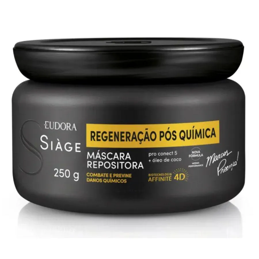 MáSCARA CAPILAR SIàGE REGENERAçãO PóS QUíMICA 250G - EUDORA