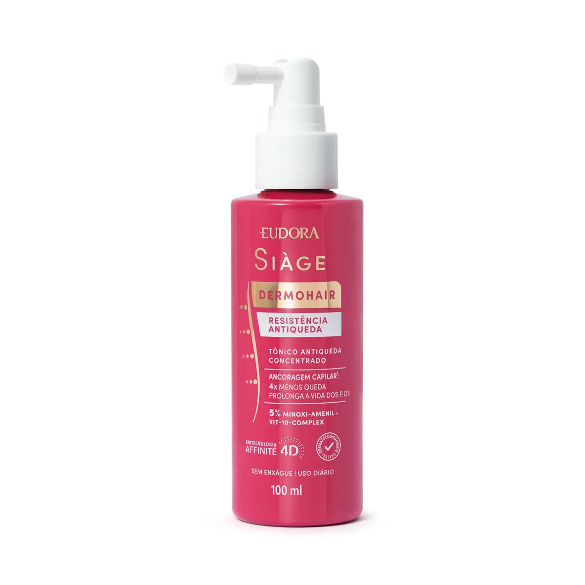 TôNICO CONCENTRADO SIàGE DERMO HAIR RESISTêNCIA ANTIQUEDA 100ML