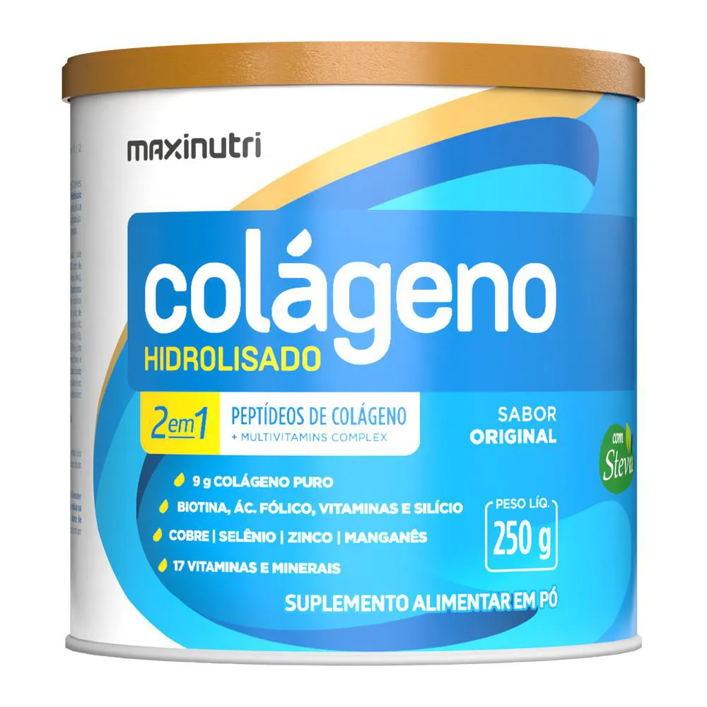 COLAGENO HIDROLISADO SABOR ORIGINAL LATA 250G MAXINUTRI