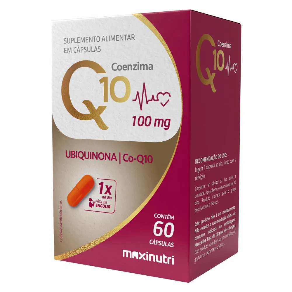 COENZIMA Q10 GOLD UBIQUINONA 100MG 60 CáPSULAS MAXINUTRI