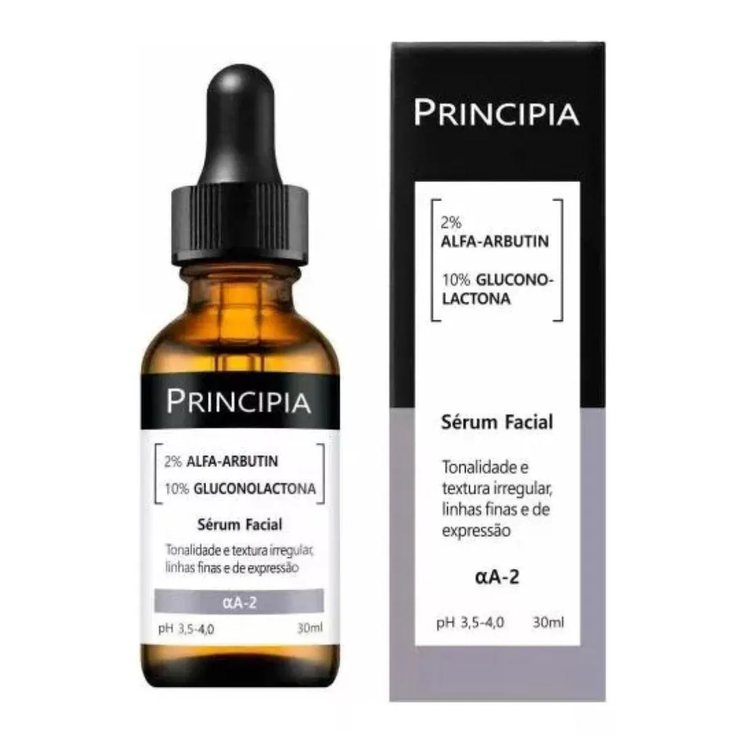 SéRUM PRINCIPIA 2% ALFA-ARBUTIN + 10% GLUCONOLACTONE