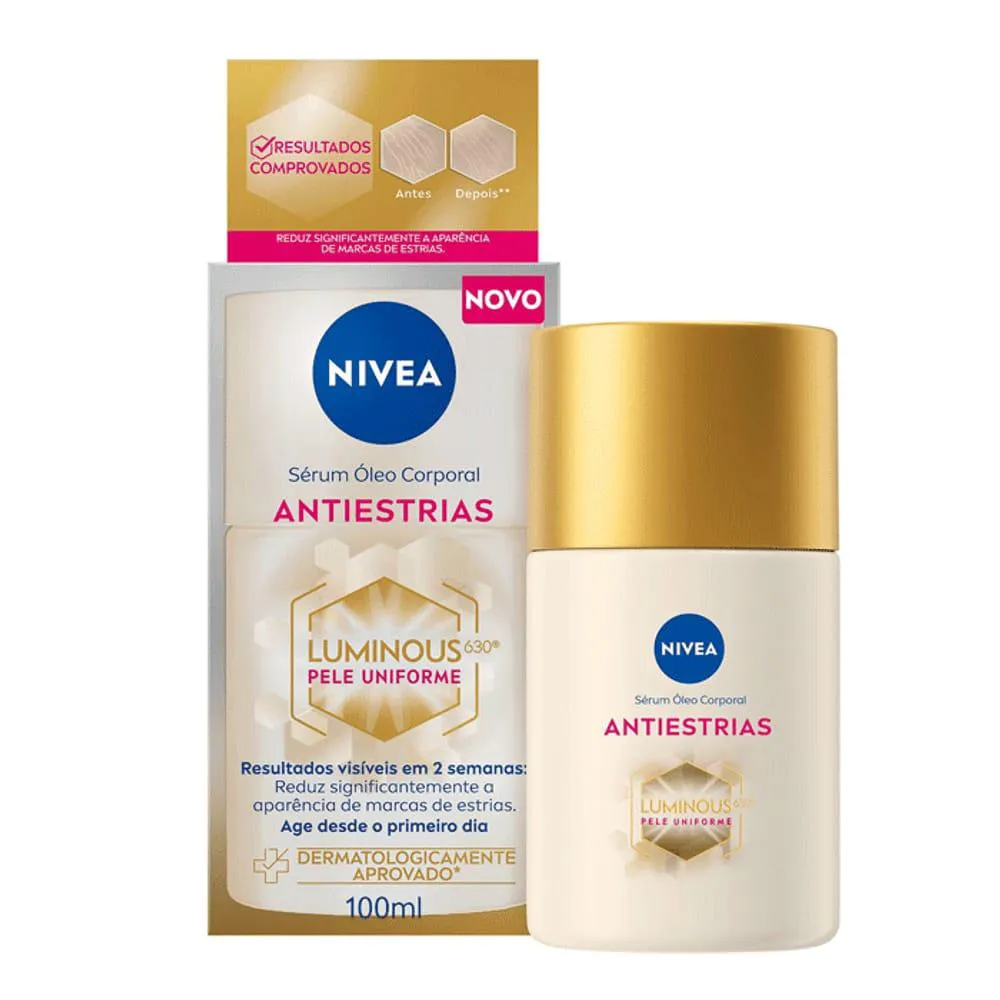 SéRUM CORPORAL ÓLEO ANTIESTRIAS NIVEA LUMINOUS 630 100ML