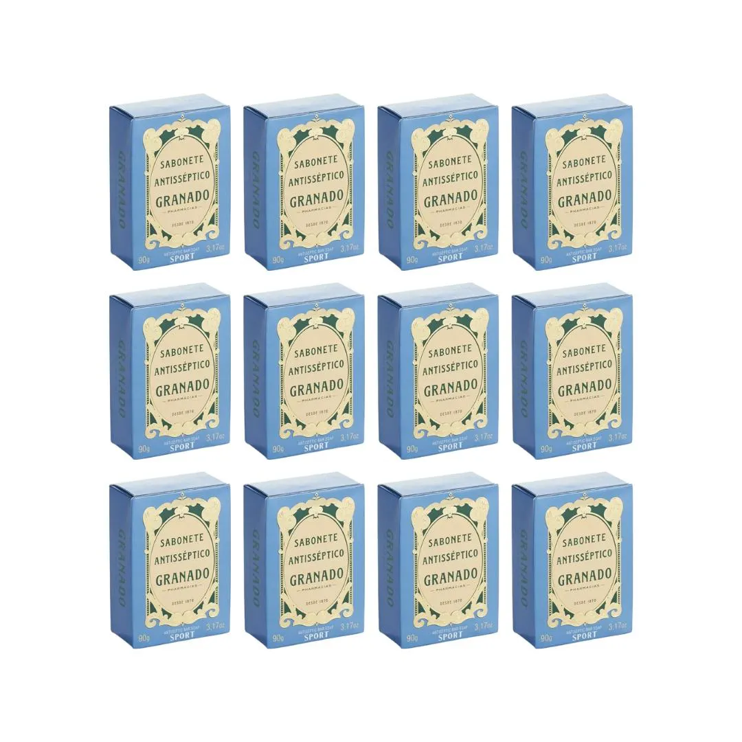 SABONETE GRANADO 90G ANTISEPTICO SPORT - KIT C/12UN