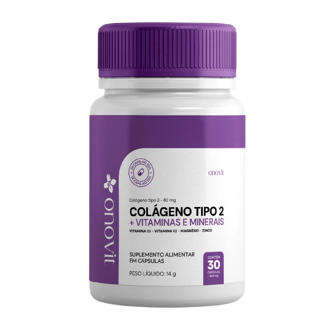 COLAGENO TIPO 2 COM VITAMINAS  E MINERAIS