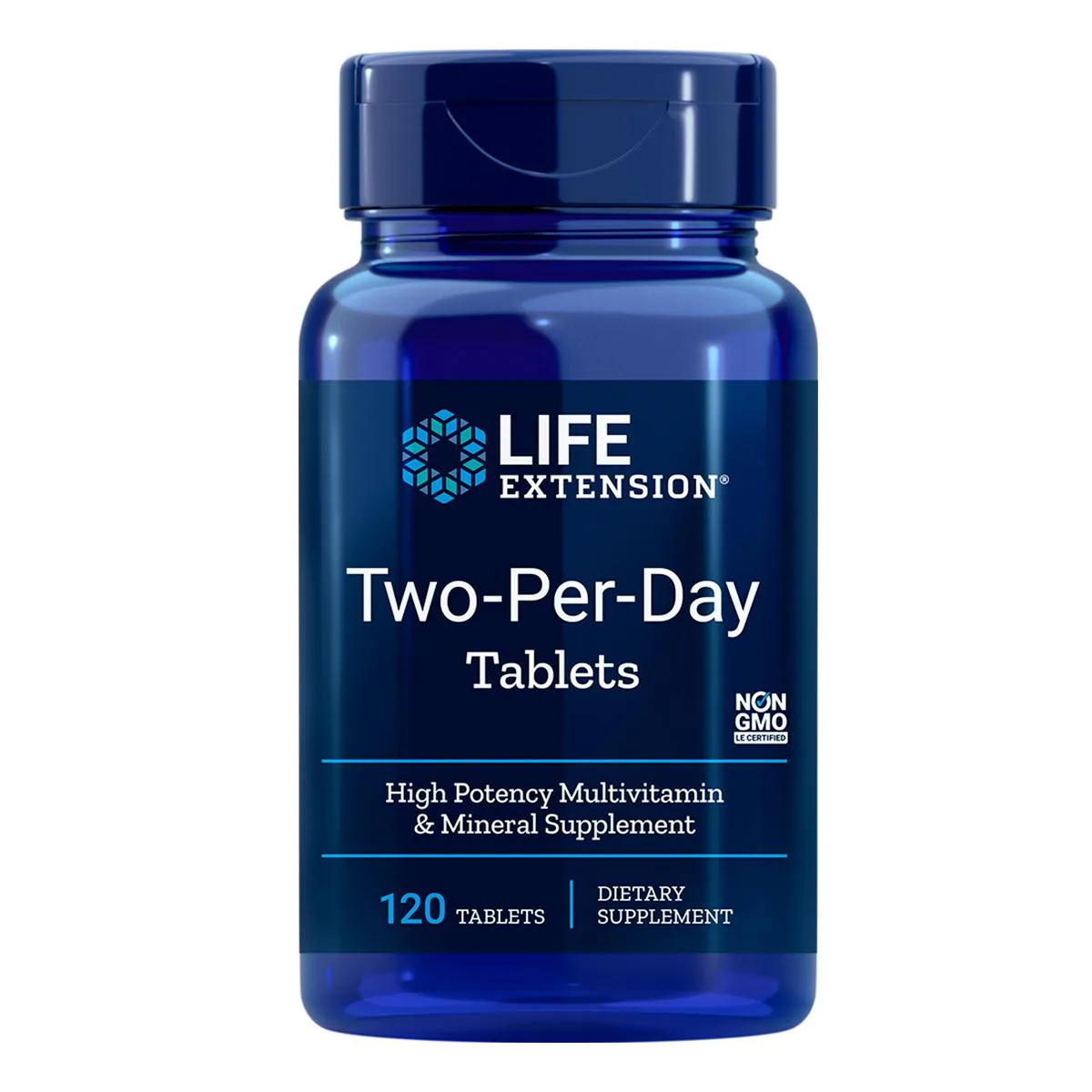 TWO PER DAY MULTIVITAMíNICO 120 TABS LIFE EXTENSION
