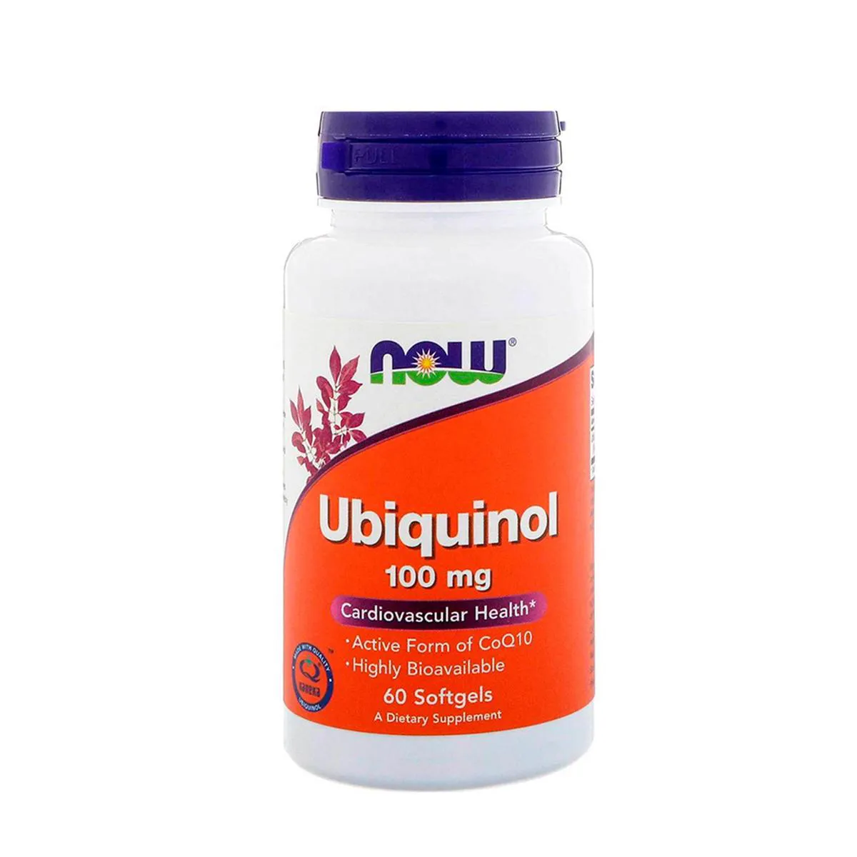 UBIQUINOL 100MG 60 SGELS NOW FOODS