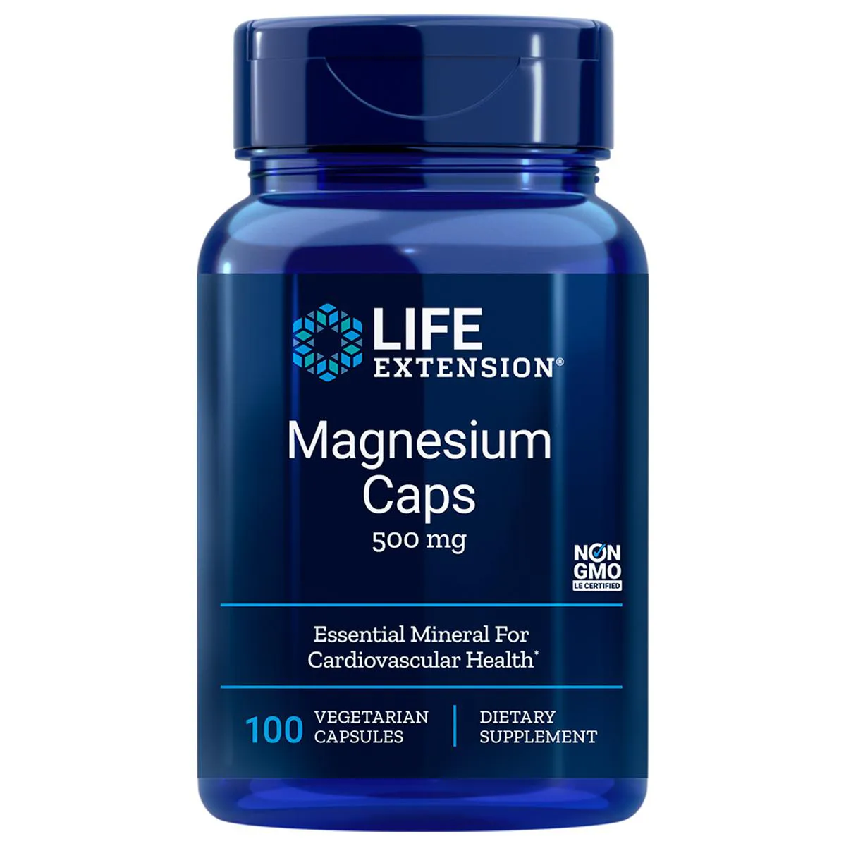 MAGNESIUM MANGéSIO 500MG (100 CAPS) LIFE EXTENSION