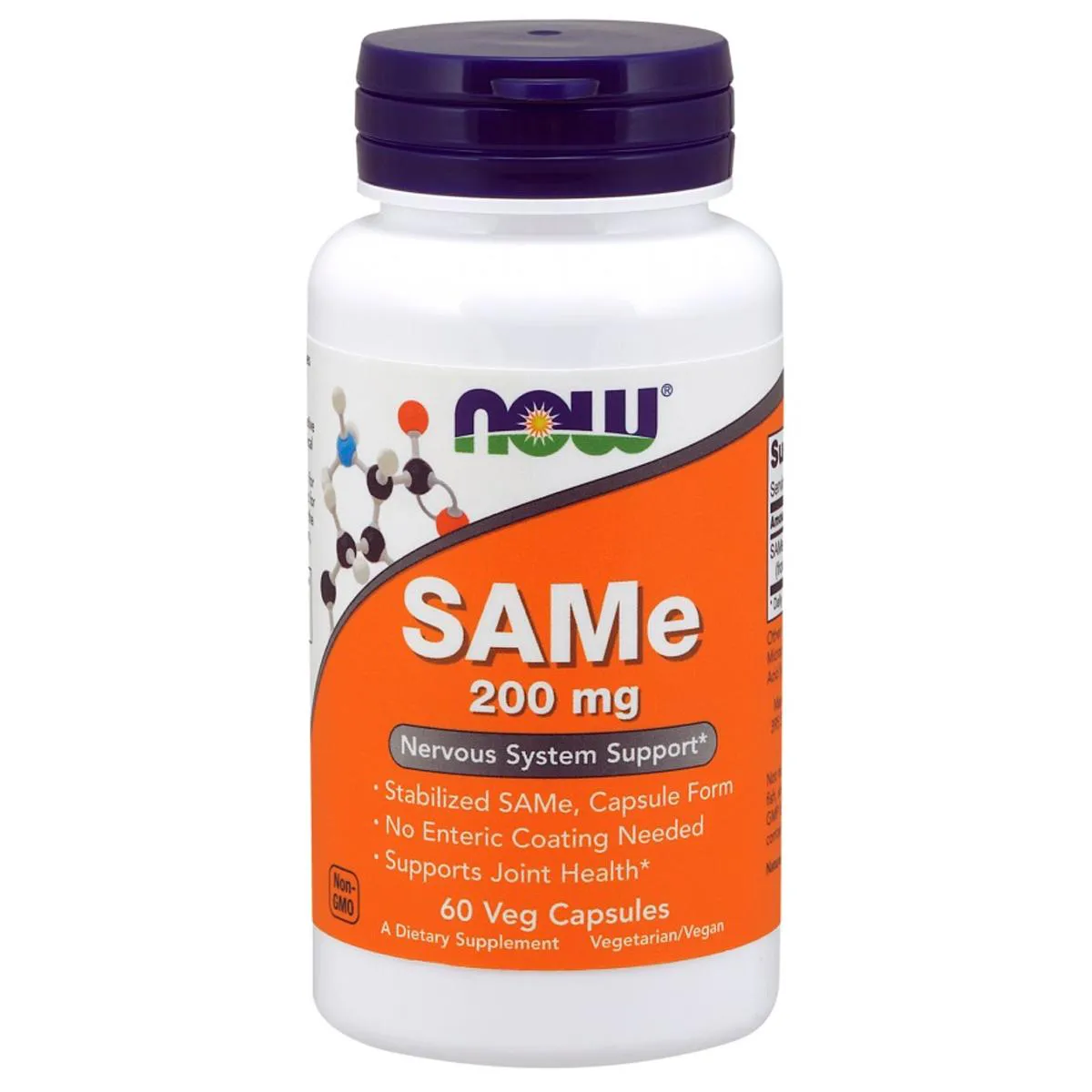 SAME S-ADENOSYL-METHIONINE 200MG (60VCAPS) NOW FOODS