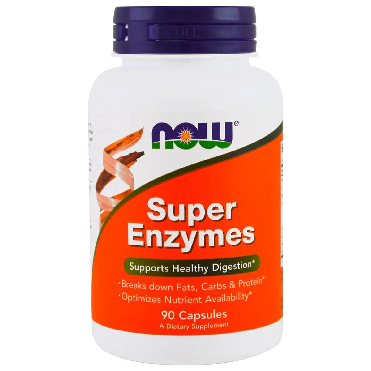 SUPER ENZYMES ENZIMAS DIGESTIVAS (90 VCAPS) NOW FOODS