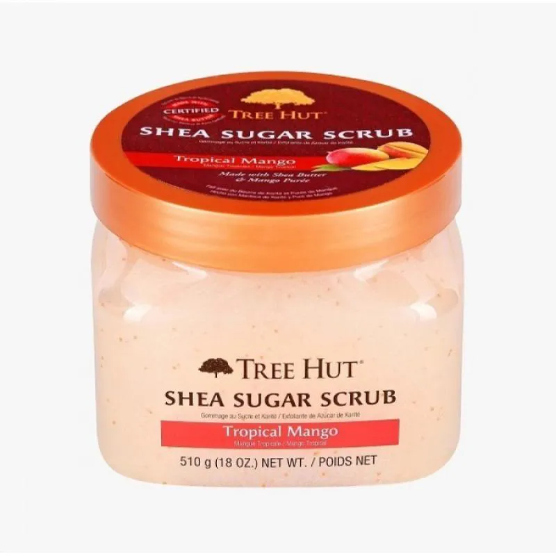 TREE HUT TROPICAL MANGO SHEA SUGAR SCRUB 510G