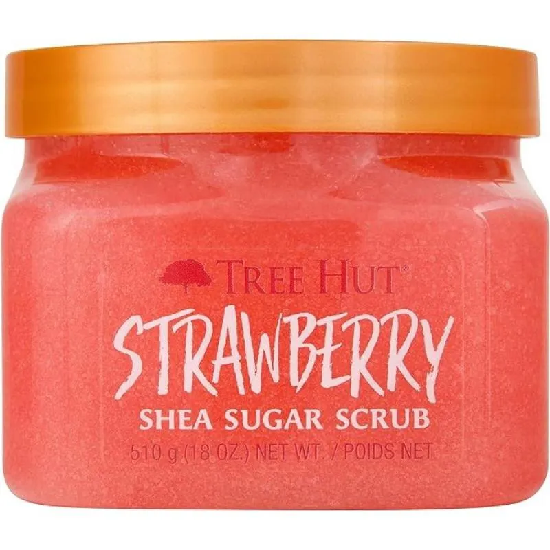 TREE HUT STRAWBERRY SHEA SUGAR SCRUB 510G