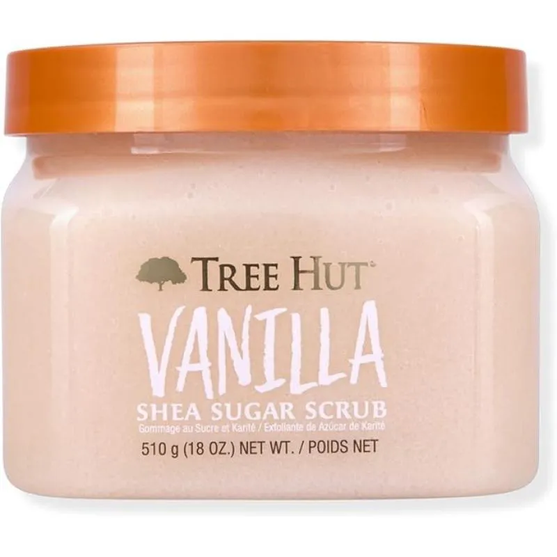 TREE HUT VANILLA SHEA SUGAR SCRUB 510G