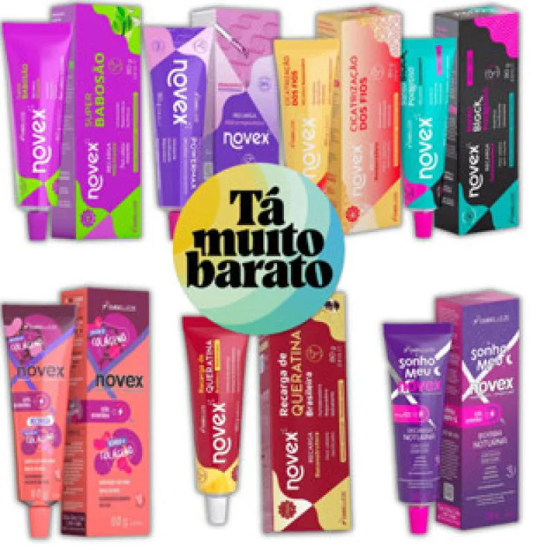 RECARGA NOVEX EMBELLEZE 80G 04 Unidades HialurÔnico Powermax