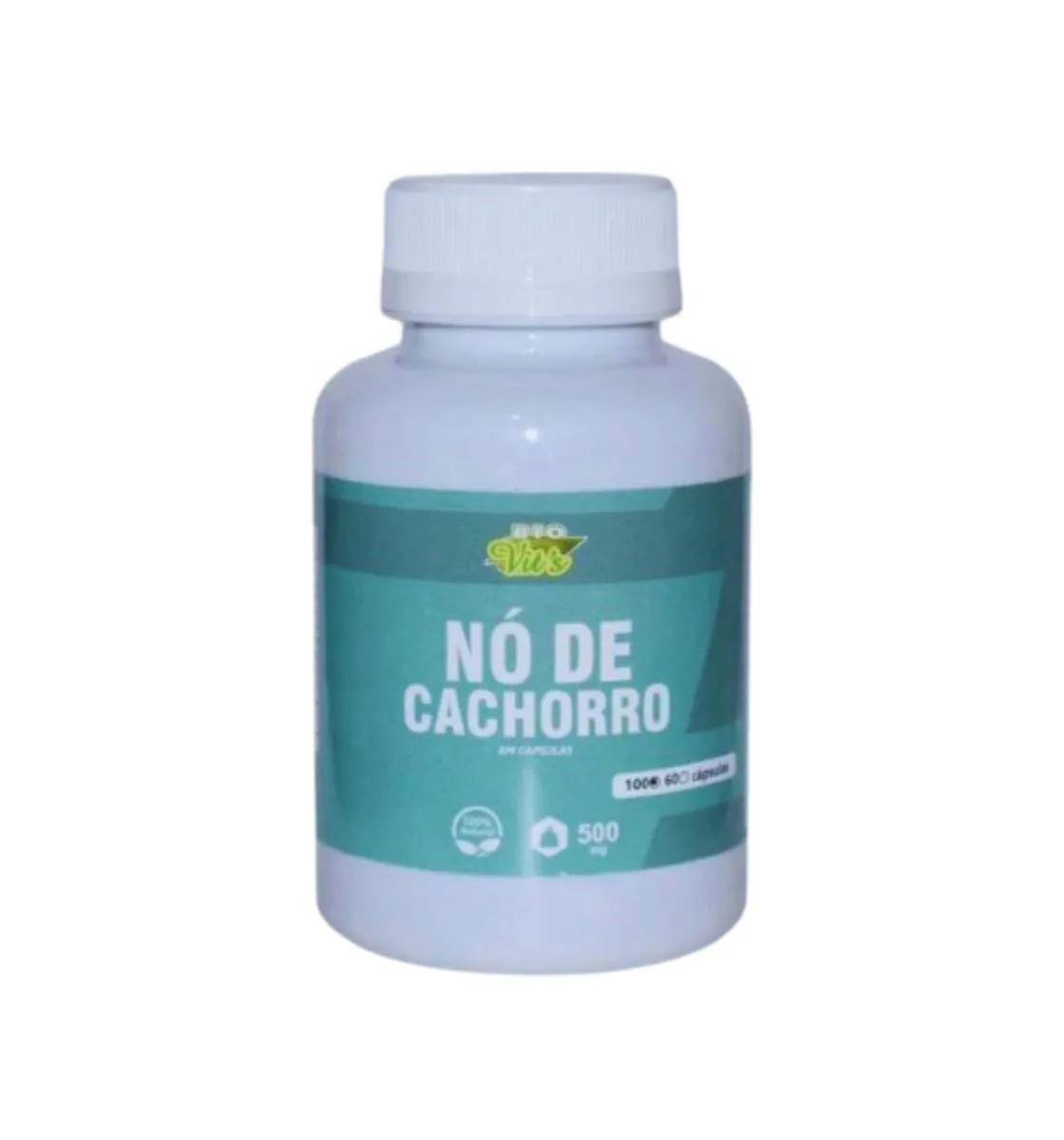 SUPLEMENTO Nó DE CACHORRO ENCAPSULADO EM Pó 500MG 100 CAPSULAS