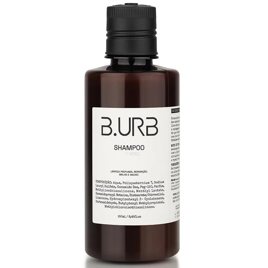 SHAMPOO WESTWOOD LIMPEZA REPARAçãO BRILHO MACIEZ 250ML BARBA URBANA B.URB
