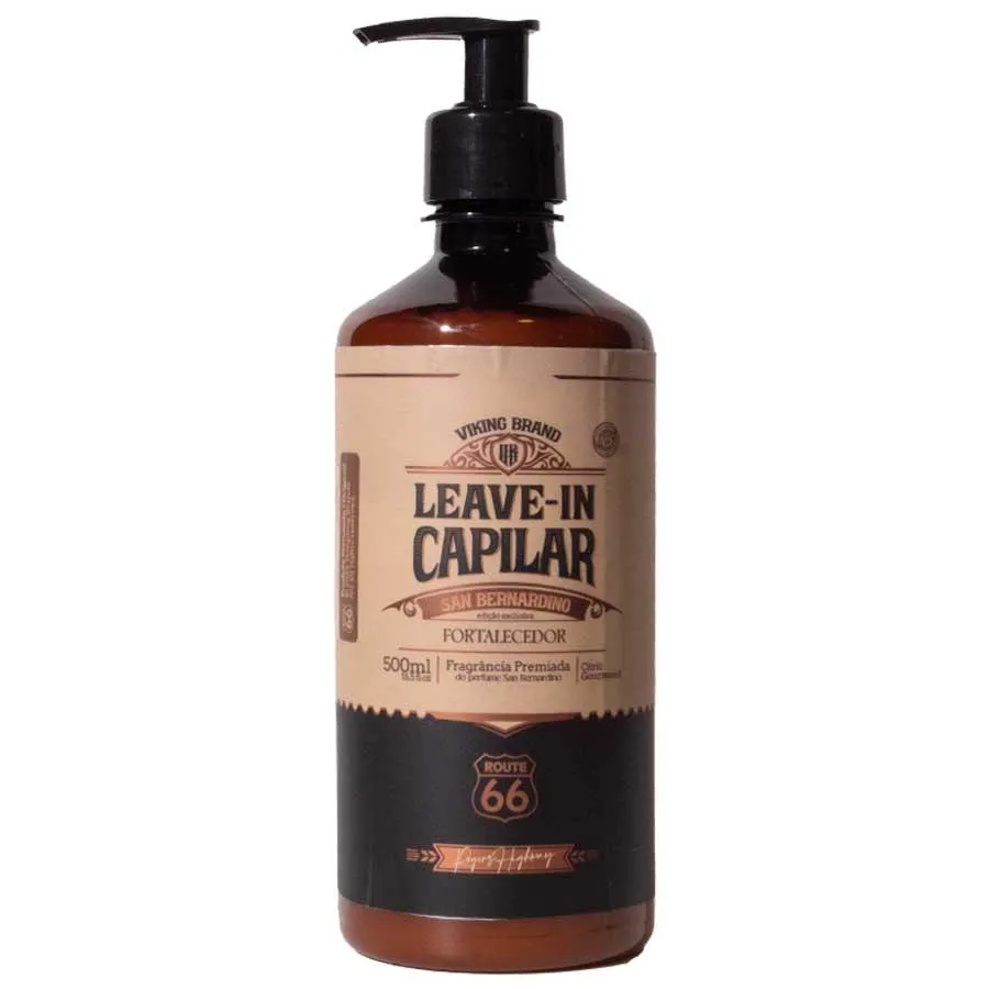 LEAVE-IN CAPILAR 500ML SAN BERNARDINO FORTALECEDOR ROUTE 66 VIKING