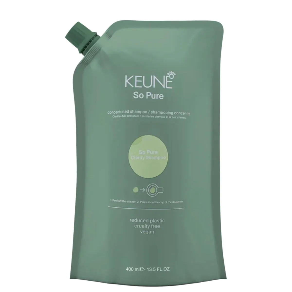 KEUNE SO PURE CLARIFY REFIL - SHAMPOO 400ML