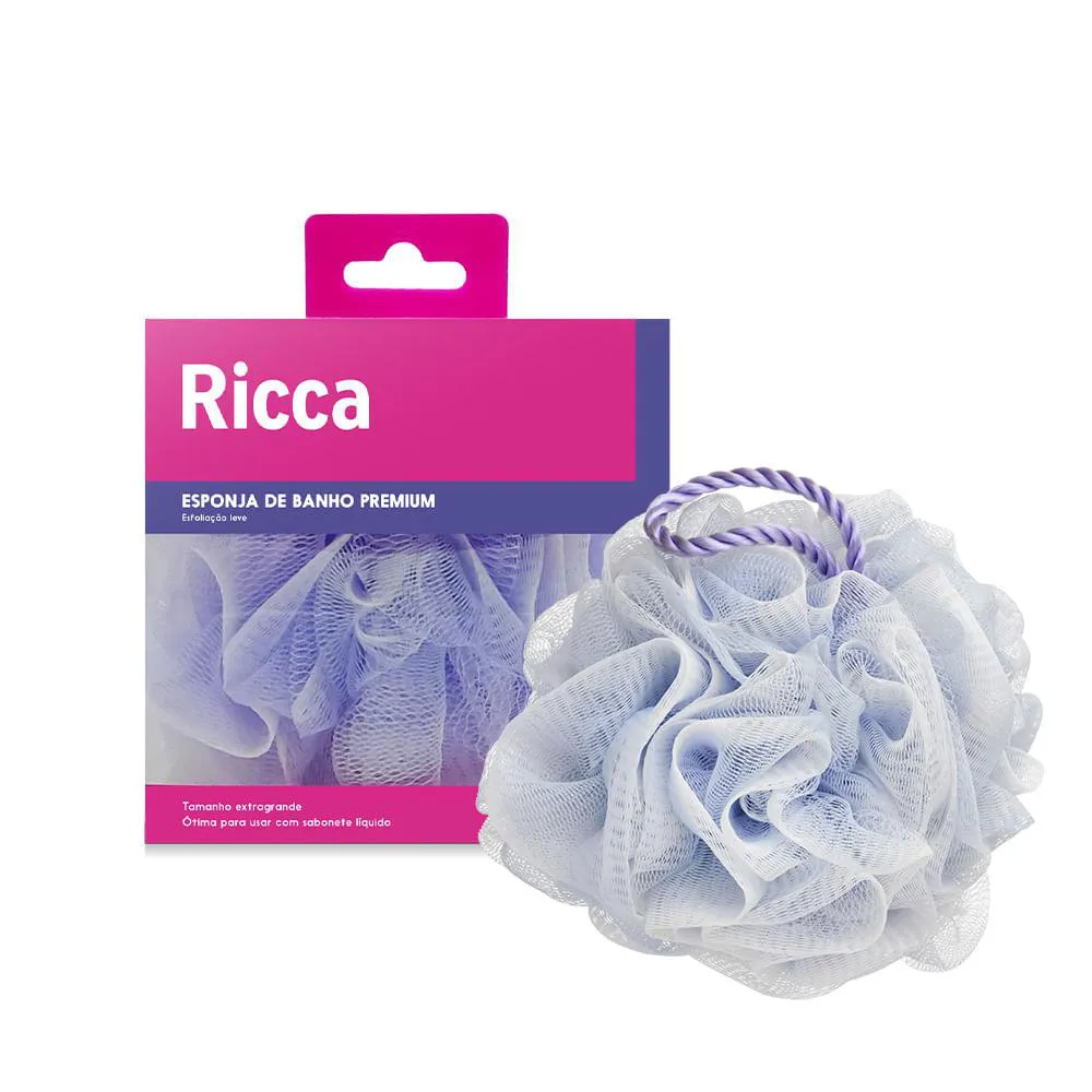 ESPONJA DE BANHO PREMIUM EXTRAGRANDE RICCA