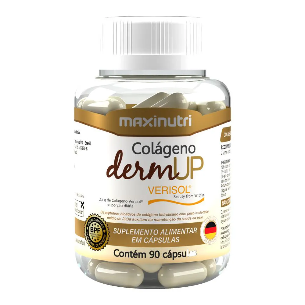 COLáGENO DERMUP VERISOL VITAMINA A-C-D-E 90 CáPS MAXINUTRI