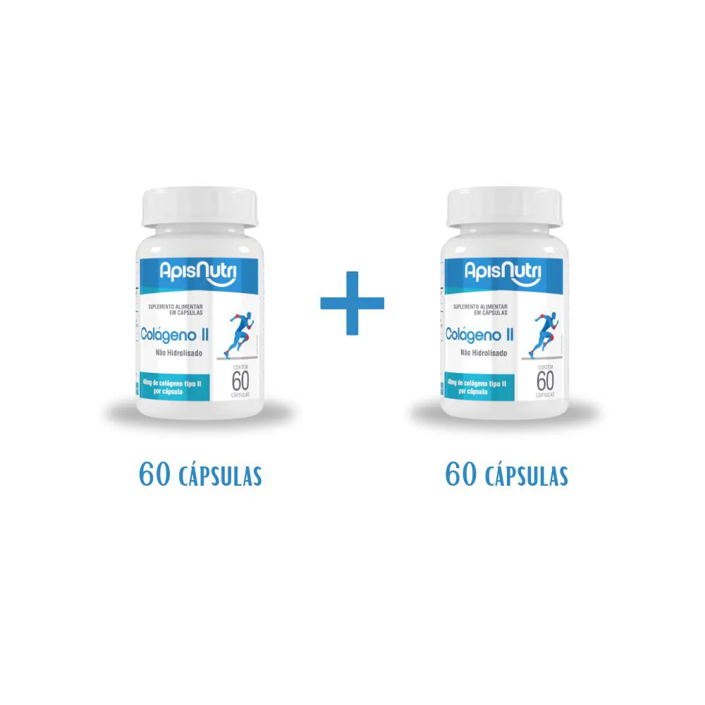 KIT 2 SUPLEMENTO COLáGENO COM 60CAPS - APISNUTRI