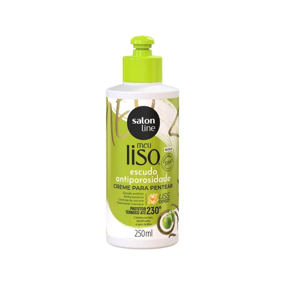 CREME PARA PENTEAR MEU LISO ESCUDO ANTIPOROSIDADE 250ML