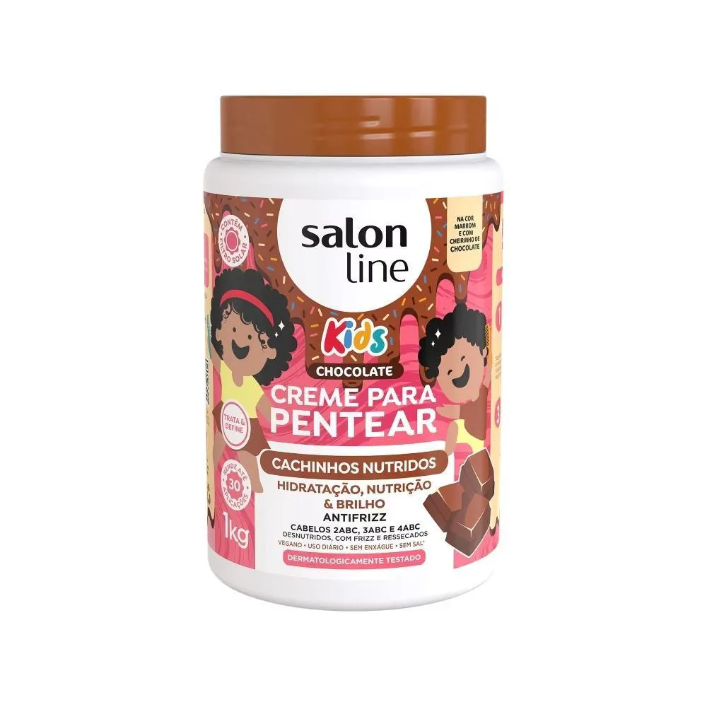 CREME PARA PENTEAR CHOCOLATE KIDS CACHINHOS NUTRIDOS 1KG