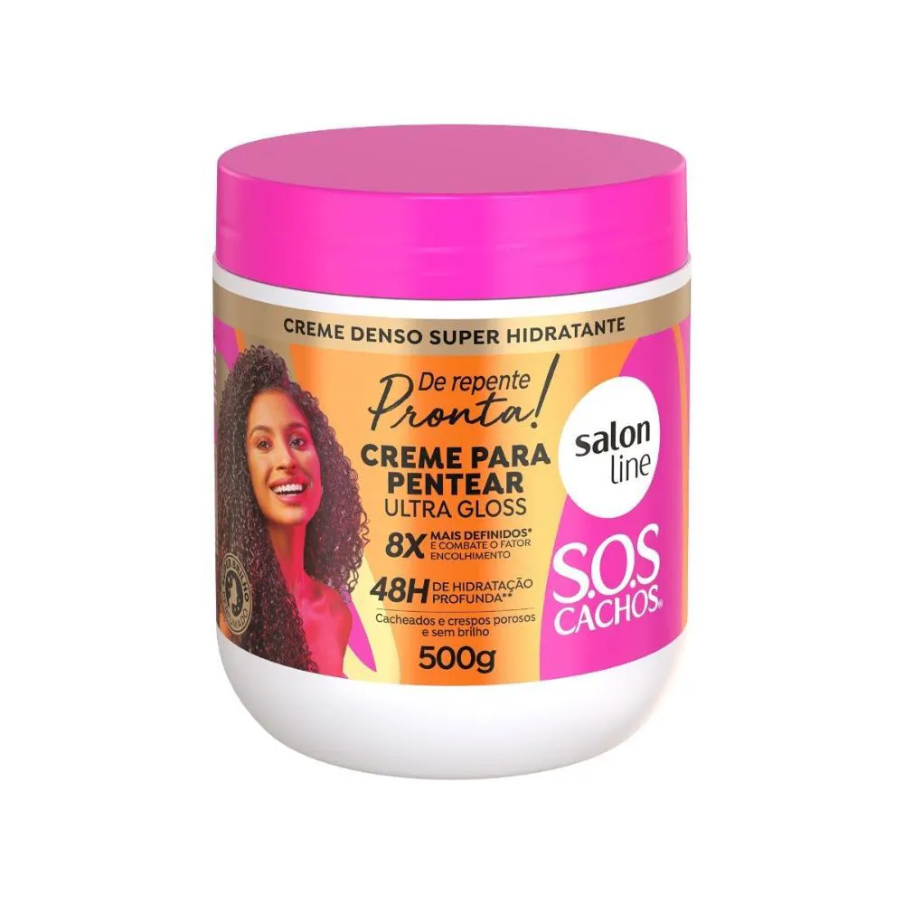 CREME PARA PENTEAR SOS CACHOS DE REPENTE PRONTA 500G