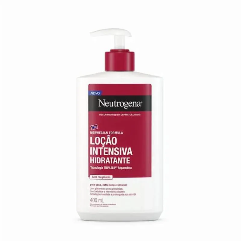 NEUTROGENA NORWEGIAN LOçãO  HIDRATANTE CORPORAL INTENSIVO SEM FRAGRâNCIA, 400ML