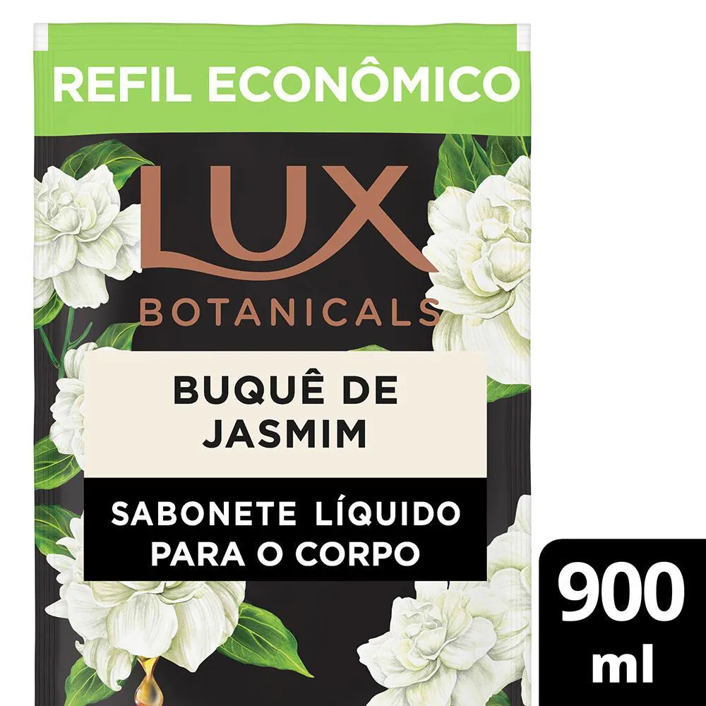 SABONETE LíQUIDO LUX BUQUê DE JASMIM 12H REFIL 900ML