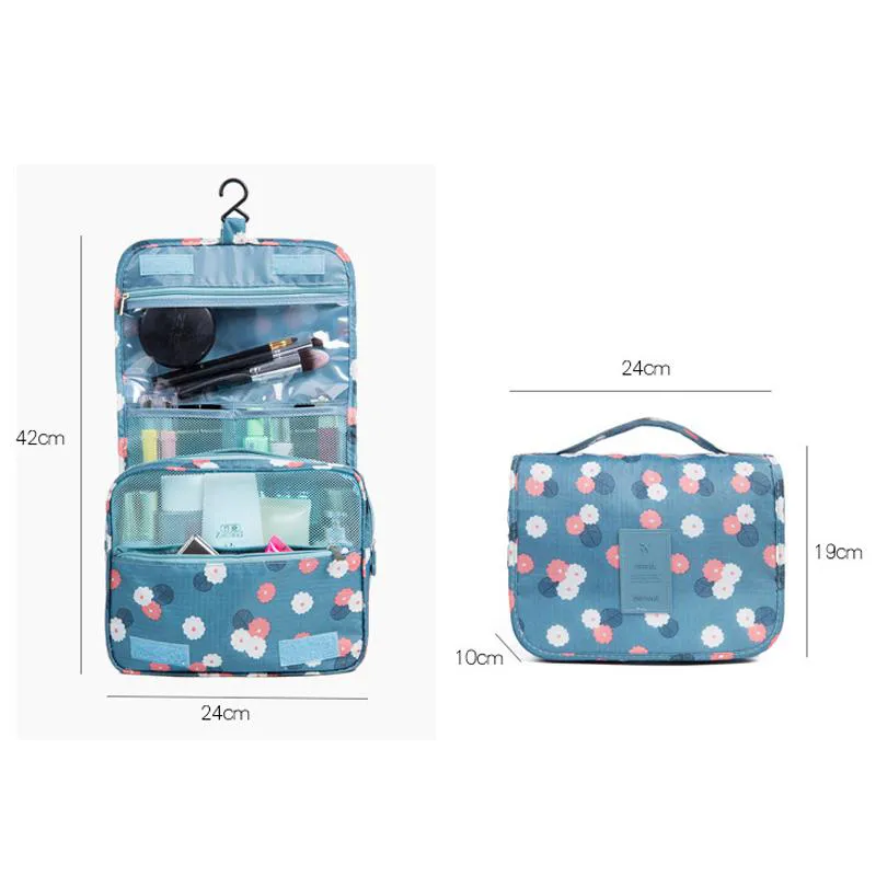 NECESSAIRE FEMININA VIAGEM GANCHO ORGANIZADORA MALA PENDURAR