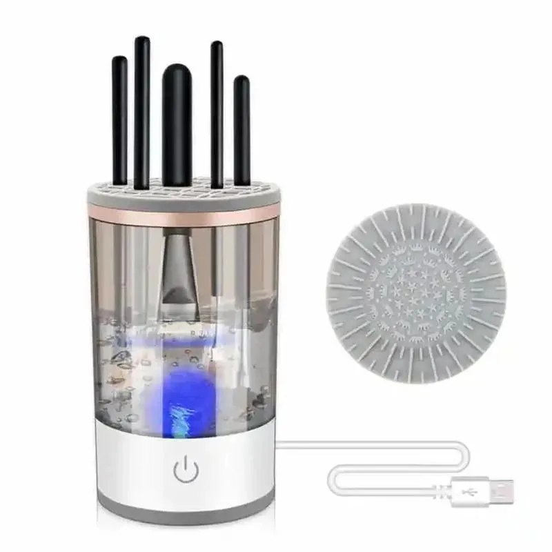 LIMPADOR DE PINCEIS DE MAQUIAGEM ELéTRICO USB