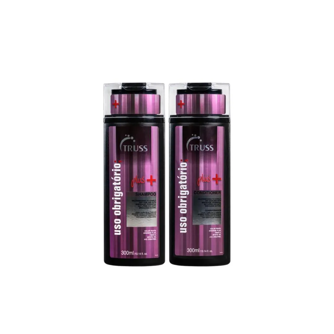 KIT TRUSS USO OBRIGATORIO PLUS SHAMPOO 300ML + CONDICIONADOR 300ML