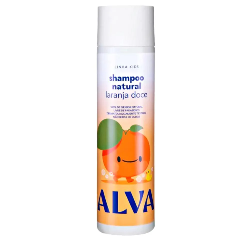 ALVA LARANJA DOCE E BAUNILHA - SHAMPOO NATURAL INFANTIL 250ML