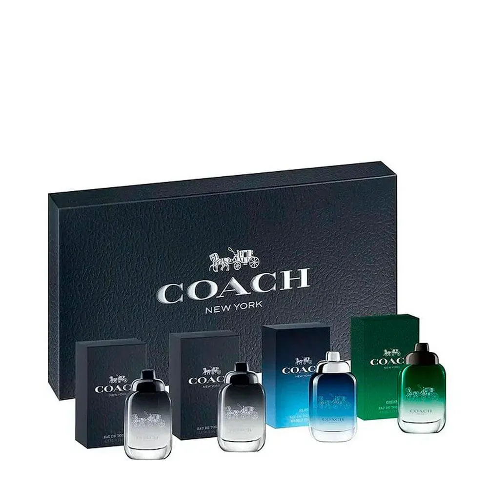 KIT COACH NEW YORK FOR MEN - 4X 4,5ML