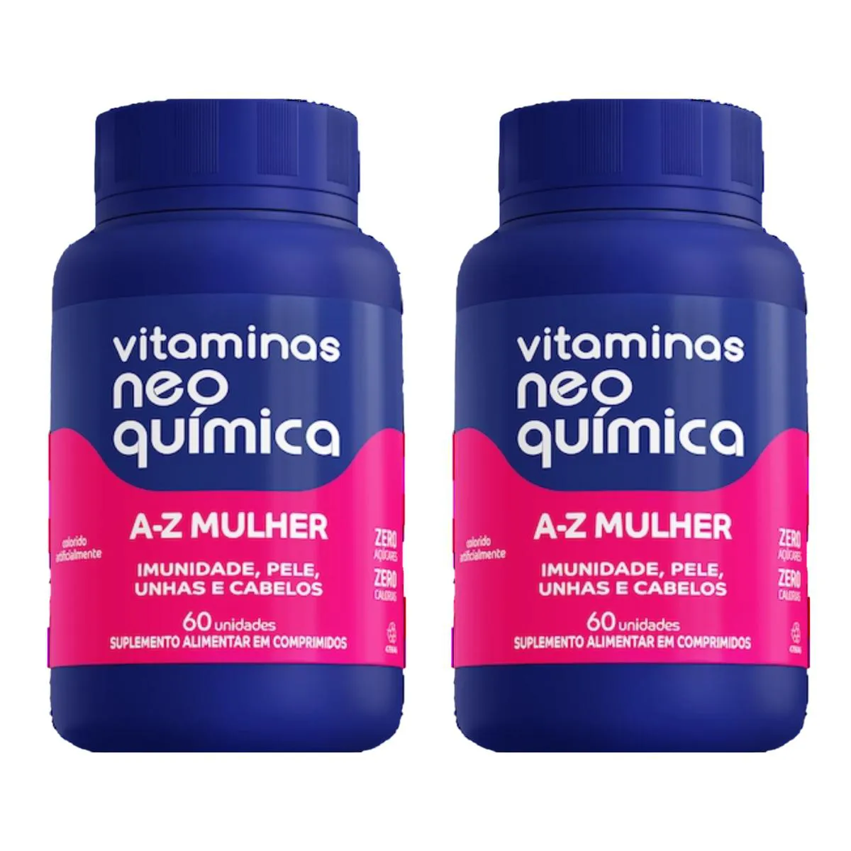 KIT 2 SUPLEMENTO VITAMINA A-Z MULHER 60 CPR - NEO QUiMICA 1187638 ...