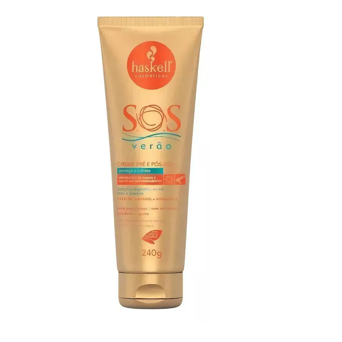 CREME PRé E PóS SOL SOS VERãO 240G - HASKELL