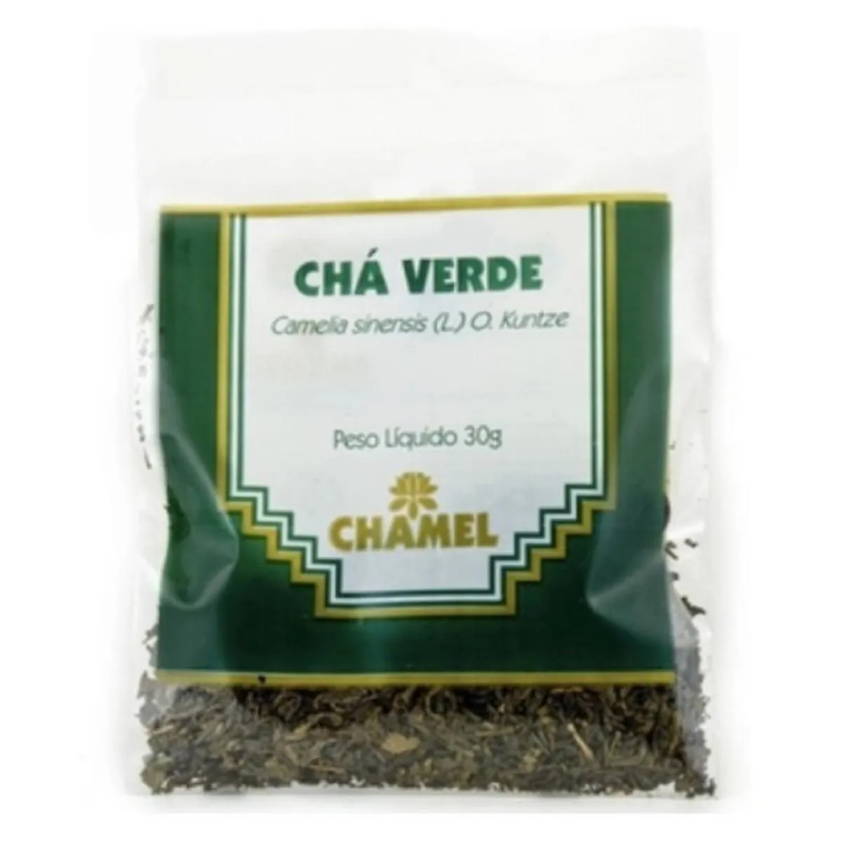 PACOTE DE CHá VERDE 30G - CHAMEL