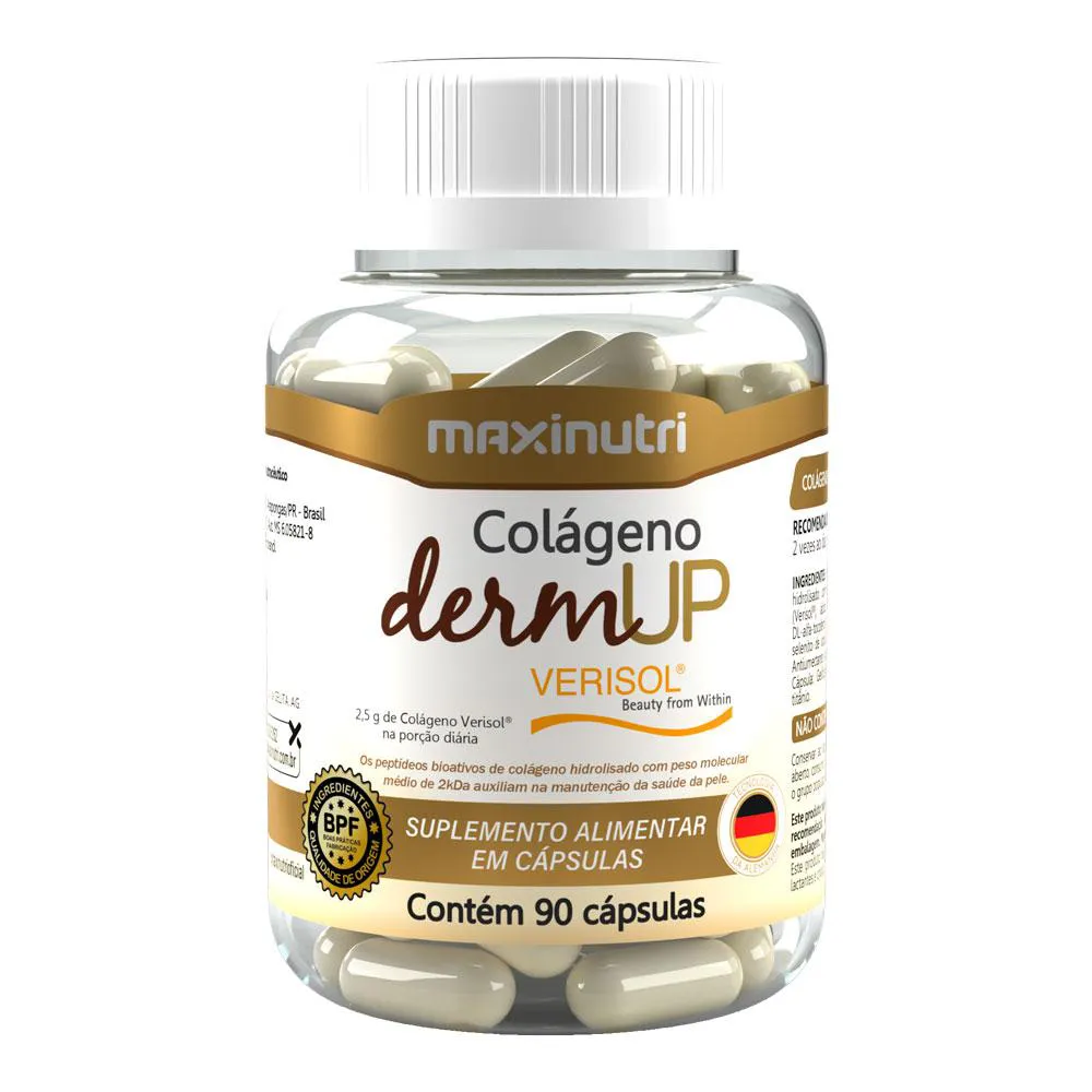 COLáGENO DERMUP VERISOL + VITAMINAS A-C-E E SELêNIO 90 CáPS MAXINUTRI