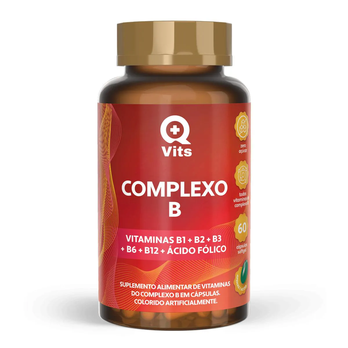 COMPLEXO B QMAISVITS 60 CáPSULAS SOFTGEL