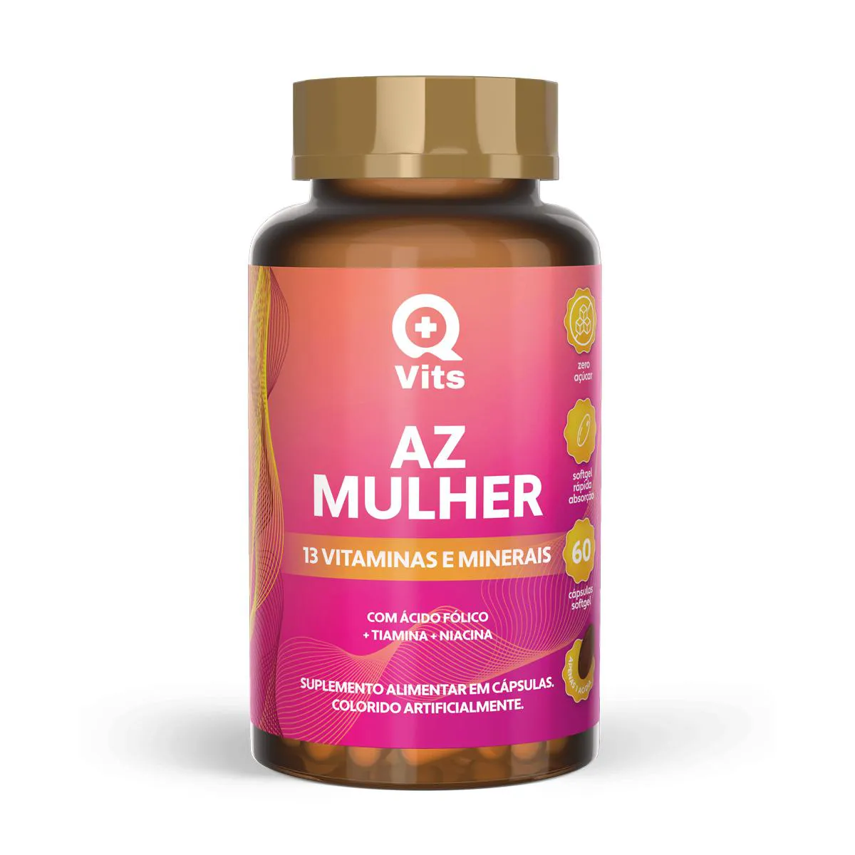 AZ MULHER COMPLETO QMAISVITS 60 CáPSULAS SOFTGEL