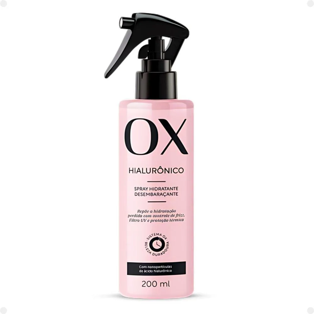 SPRAY HIDRATANTE DESEMBARAçANTE OX HIALURôNICO 200ML