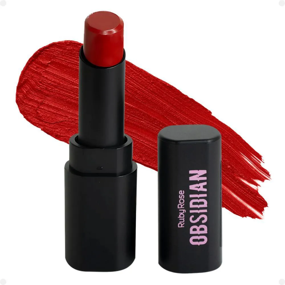 BATOM LIPSTICK RUBY ROSE OBSIDIAN CREAM SATIN OCS03 HB-7000-3