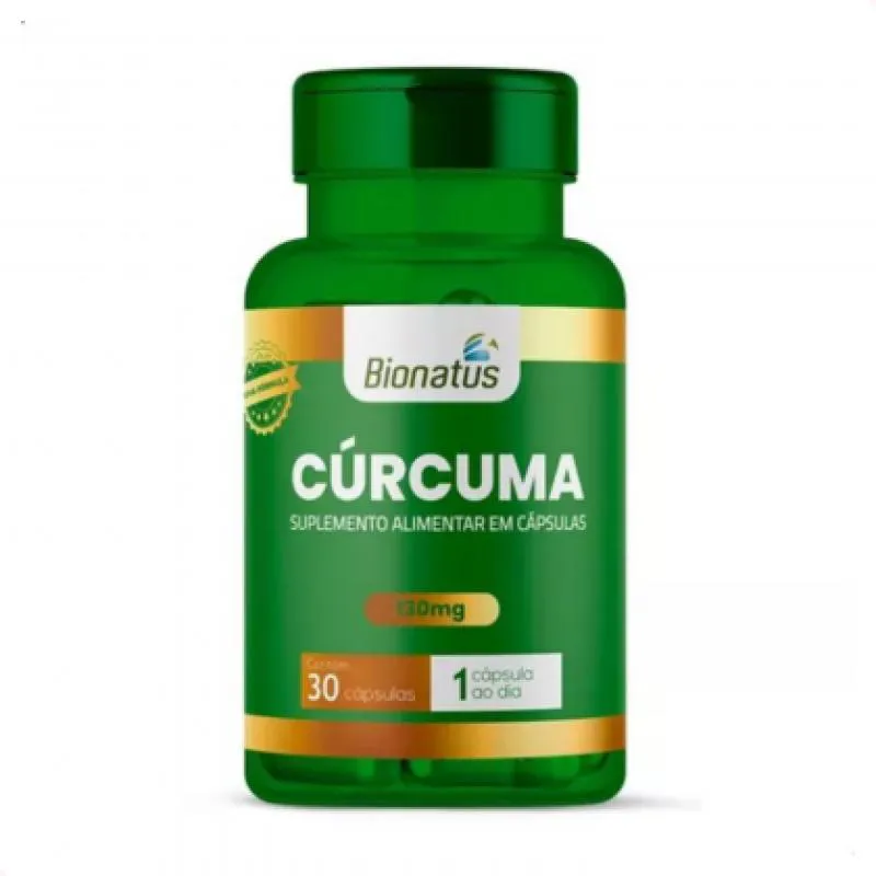 CúRCUMA GREEN 130MG - 30 CáPSULAS BIONATUS SUPLEMENTO