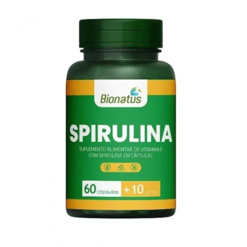 SPIRULINA COM 70 CáPSULAS BIONATUS